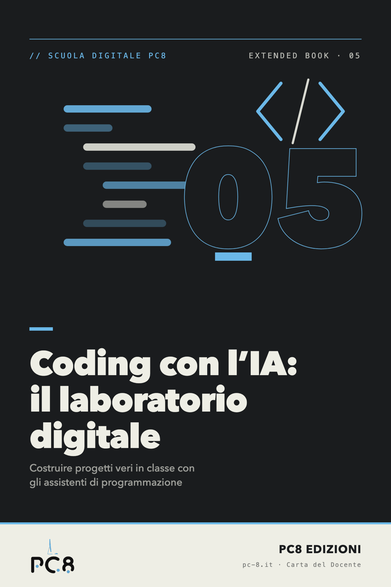 Copertina: Coding con l'IA: il laboratorio digitale