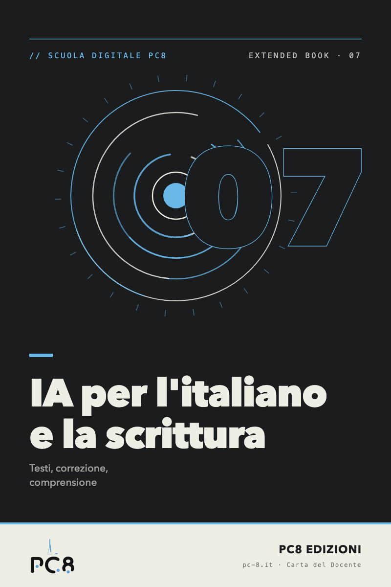 Copertina: IA per l'italiano e la scrittura